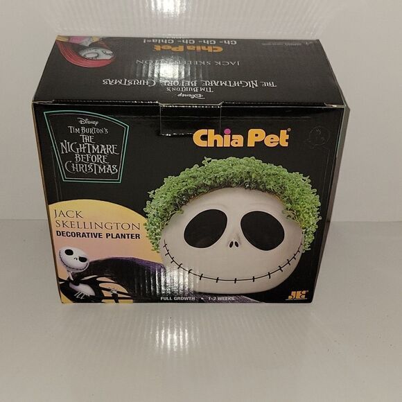Jack Skellington Chia Pet planter NWT - Picture 2 of 3